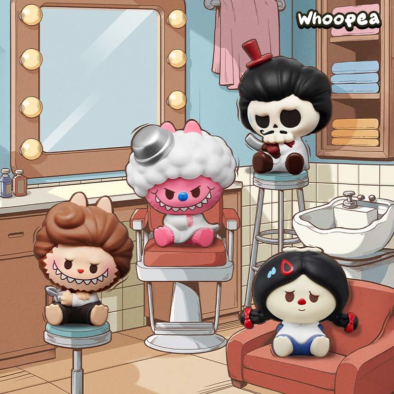 POP BEAN The Monsters Labubu Hair Salon Mini Bean Series Figure Blind Box