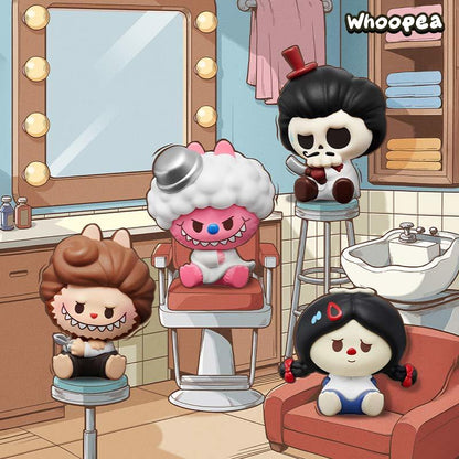 POP BEAN The Monsters Labubu Hair Salon Mini Bean Series Figure Blind Box