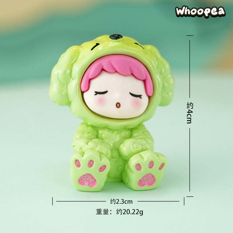 Sleeping Boy Collection, Mini Figures, 6 Colors