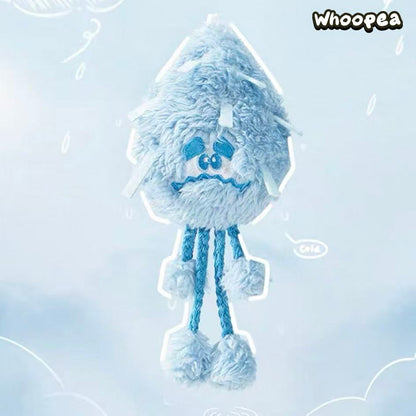 Fluffy Puff Ball Fluffy Weather Bureau Series Plush Bag Charm Blind Box