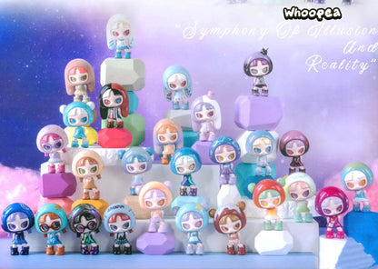 INN'S V2 Symphony of Illusion and Reality Mini Beans Series PVC  Figures, Blind Bag