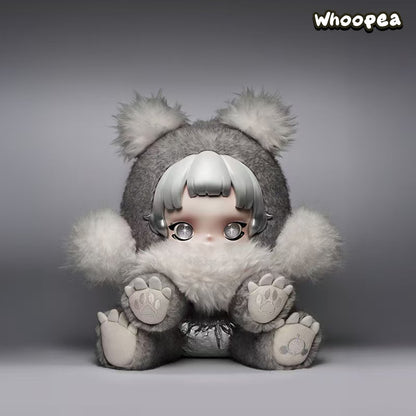 POP MART θ SKULLPANDA Punk Panda Plush Doll