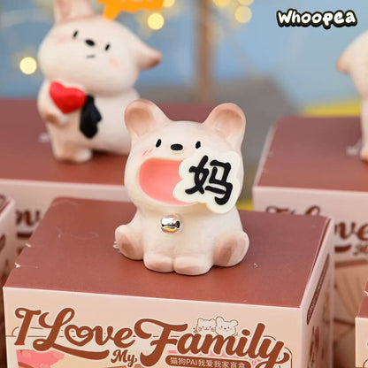 Cat Dog PAI I Love My Family Series Figure Blind Box