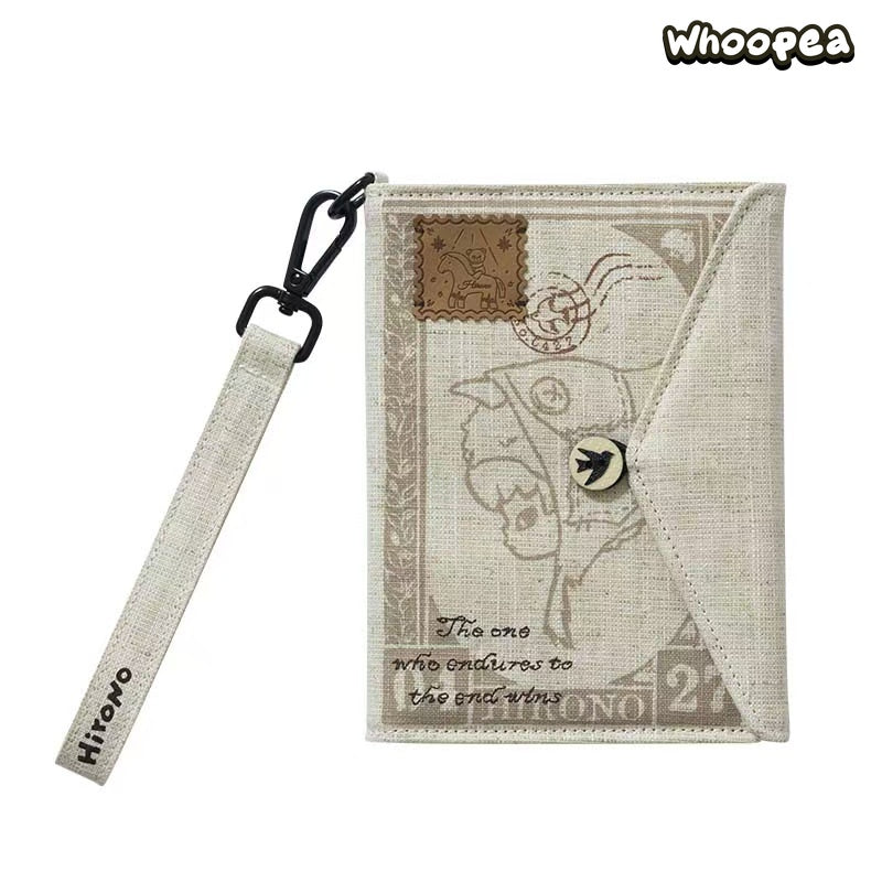 POP MART Hirono Mist-Walker Series Fabric Passport Holder (PRE
