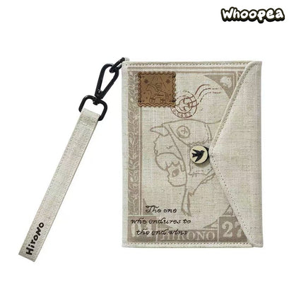 POP MART Hirono Mist-Walker Series Fabric Passport Holder (PRE-ORDER）