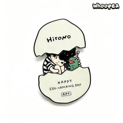 POP MART Hirono April Birthday Limited Badge