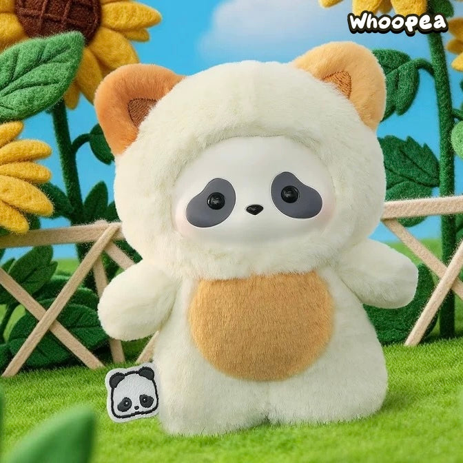Panda Roll The Zoo In Hands Series Plush Pendant Blind Box