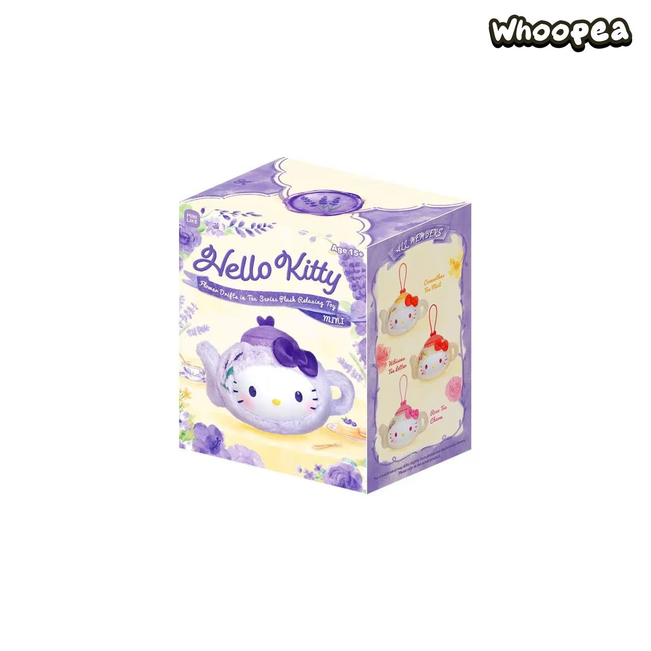 ちびくま工房　パティちゃん　4.5センチ 紫陽花のヒンジbox　陶器 HK Flower Tea Time Series Vinyl Plush Mini Blind Box – WHOOPEA