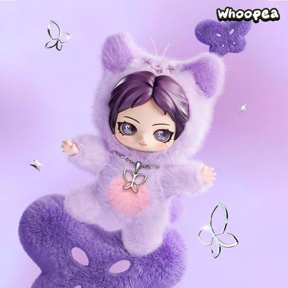 POP MART aespa Fluffy Club Series Vinyl Plush Doll Pendant