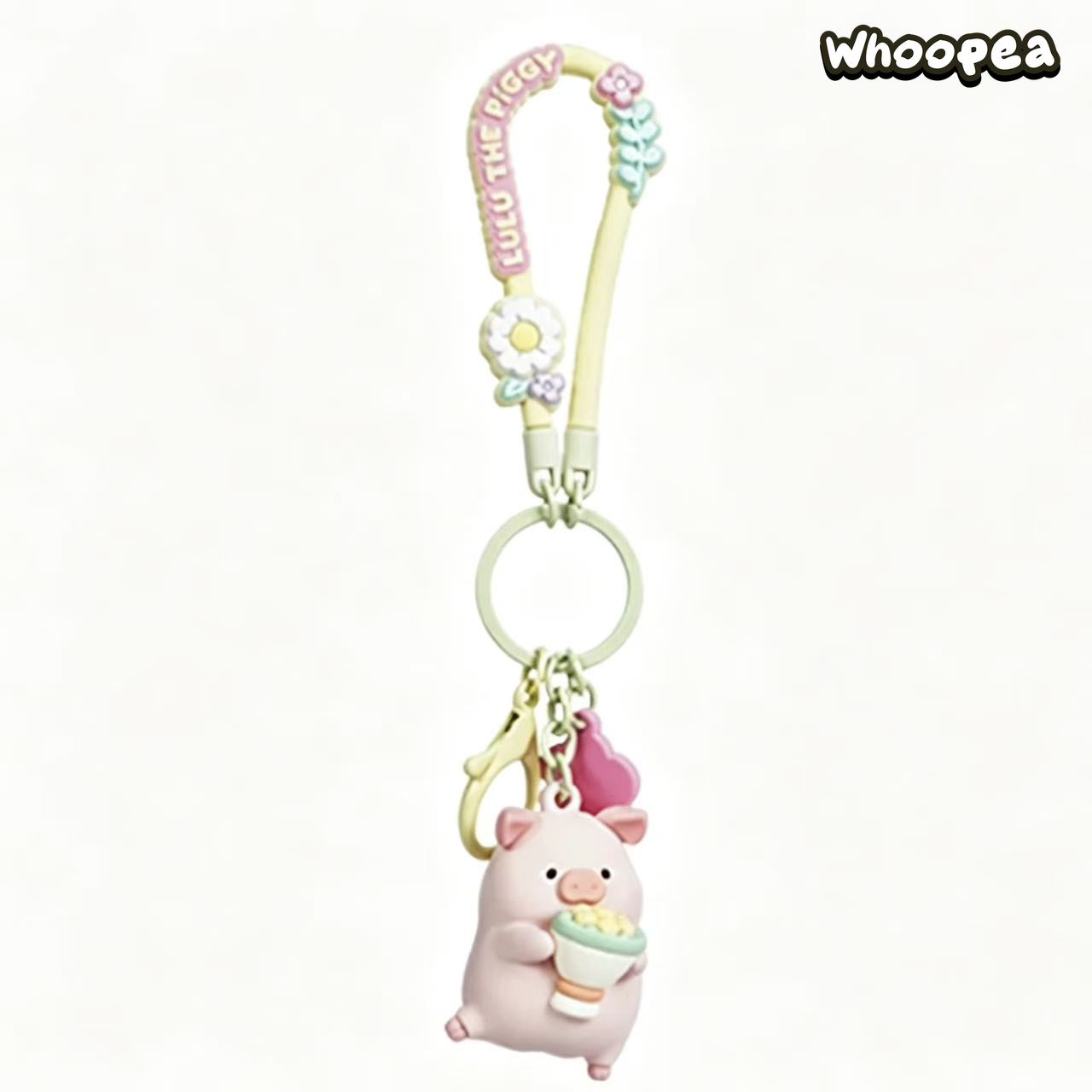 LuLu the Piggy Flower World Series Keychain Bag