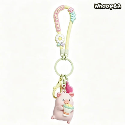LuLu the Piggy Flower World Series Keychain Bag