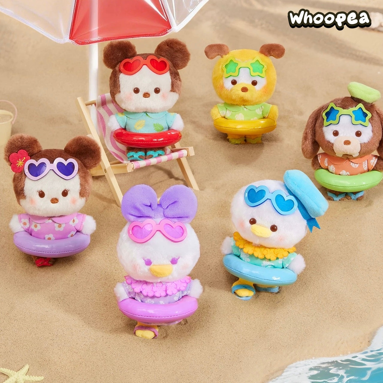 DSN Summer Swim Ring Series Plush Pendant Blind Box