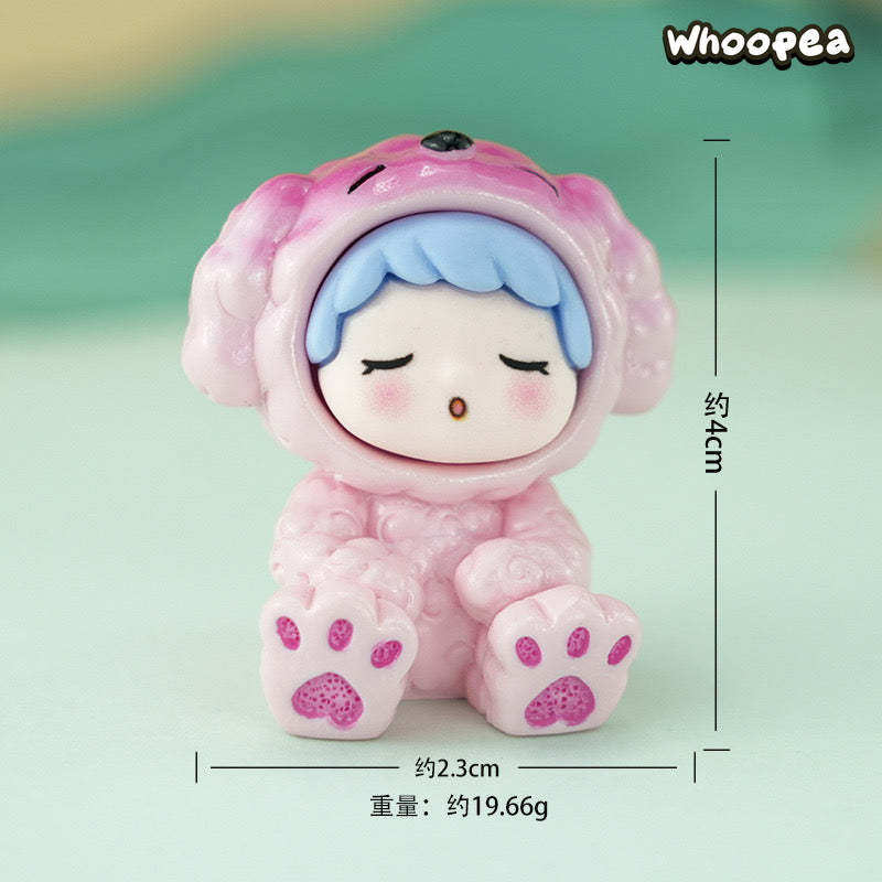 Sleeping Boy Collection, Mini Figures, 6 Colors
